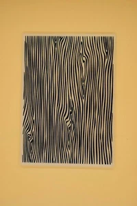 Cartella goffratura motivo legno a grana albero, 14,7 cm x 10,5 cm, artigianato della carta 4Z - Foto 1 di 2