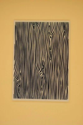 Cartella goffratura motivo legno a grana albero, 14,7 cm x 10,5 cm, artigianato della carta 4Z - Immagine 1 di 2