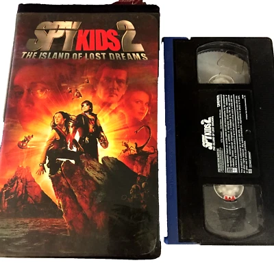 Spy Kids 2 The Island of Lost Dreams VHS Tape - Ships with Tracking Foto 1 de 2