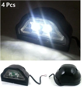 Set Di 4 LED Targa Lampade Luci Evidenziatore Camion Rimorchio Caravan 24V - Imagen 1 de 3