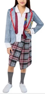 NEW Beetlejuice Astrid Halloween Costume Cosplay Girls Small 6 Dress Schoolgirl - Picture 1 of 3