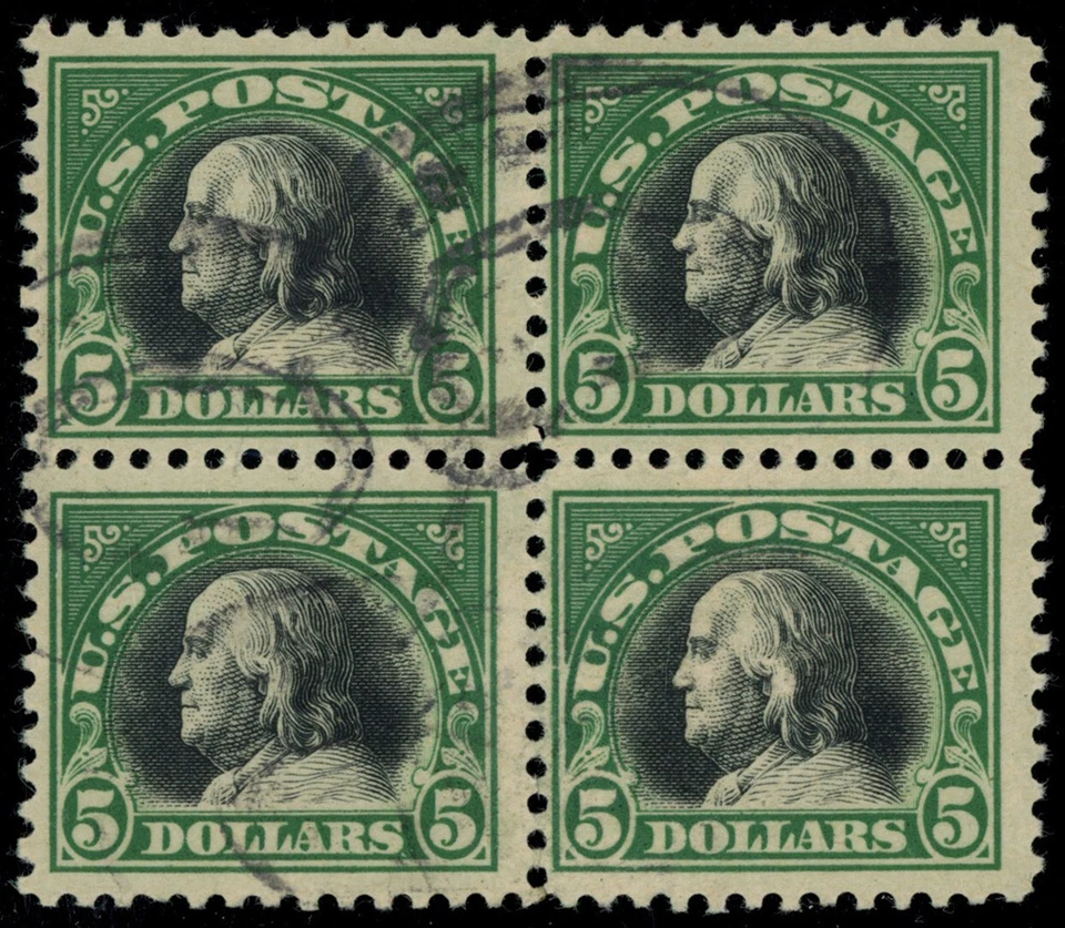 USA Scott# 524, USED Block of 4, SCV $250 (54914) - Image 1 of 1