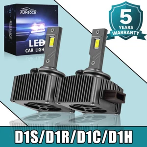 2x D1S D1R LED Headlight Bulb 6000K Hi/L Beam HID Xenon Conversion Combo Kit A+ - Picture 1 of 10