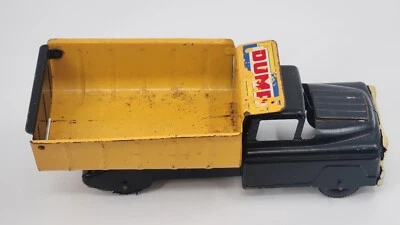 Camión de volteo Louis Marx & Co. de acero vintage de los años 50 Foto 1 de 4