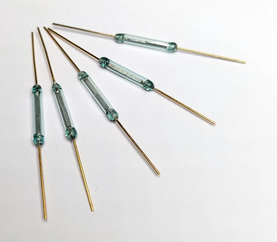 Interrupteur à lames souples REED switch NO - 1 à 50 pcs - ILS magnétique 14 mm - Photo 1/1