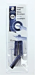 Staedtler Compass Replacement Lead One Pack Containing 12 Leads Mines de Compas - Picture 1 of 2