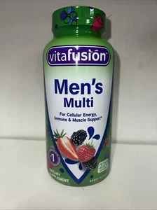 Vitamins For Men Men’s Multi Cellular Energy Immune + Muscle Support 220 gummy’s - Picture 1 of 3