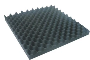 New Jersey Sound Acoustic Foam Tiles (Style Square Black) - Picture 1 of 2