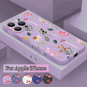 Fleur Silicone Housse Strap Main Pour iPhone 17 16 15 14 13 12 Pro Max 11 XS 8 7 - Zdjęcie 1 z 24