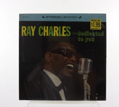 RAY CHARLES: dedicated to you ABC 12" LP Vinyl Record 33 RPM Sealed - Image 1 of 3
