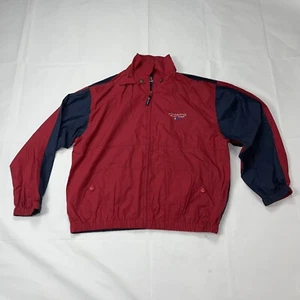 Vintage 90s Chaps Ralph Lauren Zip Up Windbreaker Jacket Men’s Size Large L - Picture 1 of 9