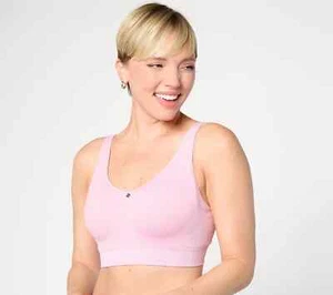 Breezies Air Effects Seamless Wirefree Contour Bra Pink Nectar Size 42 D A627819 - Picture 1 of 4