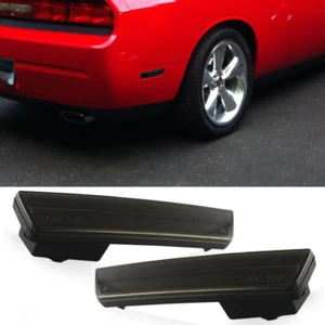 Fits 08-14 Dodge Challenger,11-14 Charger Smoked Lens Rear Side Marker Housing - Picture 1 of 12