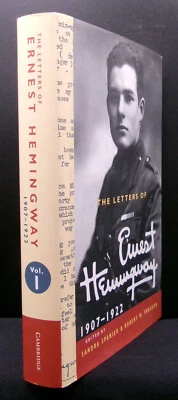 LETTERS OF ERNEST HEMINGWAY 1907-1922 First Edition Fine Hardcover DJ Photos - Image 1 of 2