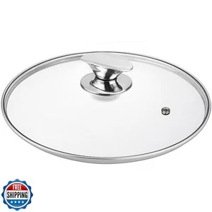 Tempered Glass Lid for Replacement, Clear Cover for Pans and Pots, 8, 9.5, 10 - Picture 1 of 5