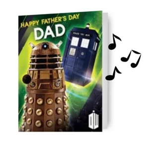 Tarjeta del Día del Padre Dr Who | Feliz Día del Padre Papá | Doctor Who | Tarjeta de sonido - Imagen 1 de 6