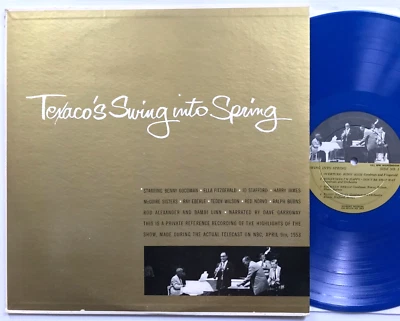 Texaco's Swing Into Spring - Benny Goodman, Ella Fitzgerald, Peggy Lee BLUE LP - Image 1 of 4
