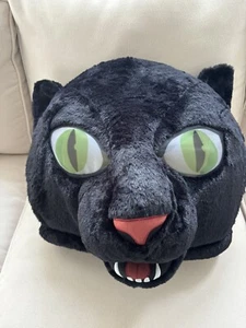 Plush Big Greeter Giant Black Panther Head Costume Mascot Furry Mask Dan Dee - Picture 1 of 8