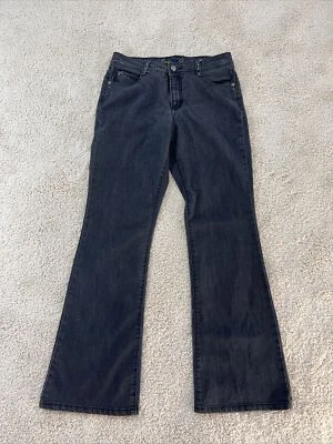 Code Bleu Jeans Brigitte Womens Size 6 Black Bootcut Denim Bling Casual Stretch - Image 1 of 4