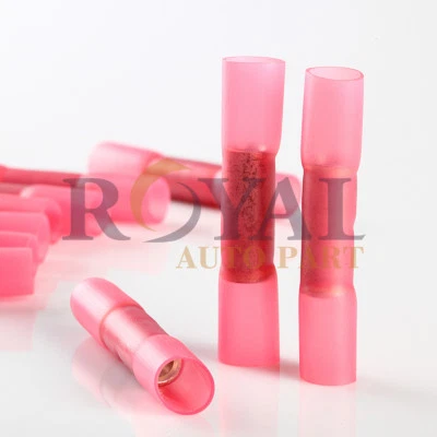 (10) Heat Shrink Butt Connectors 8 Gauge Ga AWG Car Audio Wire Splice Terminals - Image 1 of 2