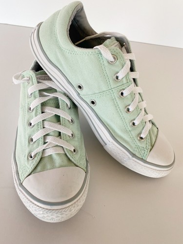 Scarpe sneakers Converse All Star in tela verde come nuove taglia 5