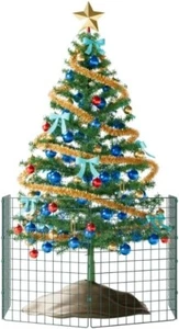 Weihnachtsbaumzaun - Weihnachtsbaum Haustierschutz, Zaun um Weihnachtsbaum, Weihnachten - Bild 1 von 7