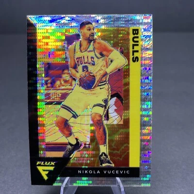 Nikola Vucevic 2020-21 Panini Flux Basketball Pulsar Prizm Chicago Bulls - Image 1 of 2