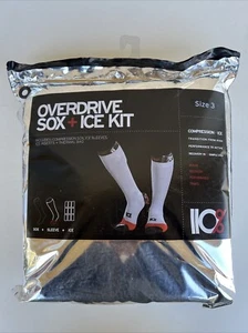 110% Play Harder Overdrive Compression Sox+ Ice Recovery Kit Size 3 - Picture 1 of 2