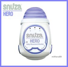 SNUZA HERO Baby Movement Monitor CORDLESS PORTABLE Breathing Sensor Nappy Alarm,