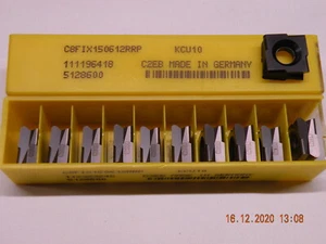 x50 Kennametal C8FIX150612RRP KCU10 Hartmetalleinsätze Fix Perfect Hartmetall 8-seitig - Bild 1 von 2