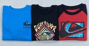 NEW Little Boy's Youth Quiksilver Long Sleeve Cotton T-Shirt - Picture 1 of 5