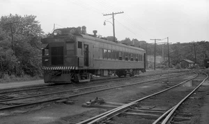 Maryland & Pennsylvania M&PA Railroad 61 Motor Car Baltimore MA Negative 1277 - Picture 1 of 1