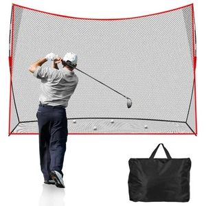 Golf Net: 10x7ft Heavy Duty Golf Practice Net for Indoor/Outdoor Training, Po... - Picture 1 of 7