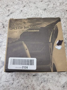 PEYOU 2PCS Car Sun Shades UV Protection Car Window Shades New - Picture 1 of 4
