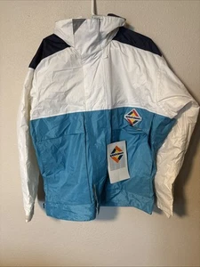 Vintage Rare Large Splashdown Marstrand Yacht Sailing Jacket Waterproof Teal - Picture 1 of 12