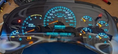 03-05 Silverado, Sierra Diesel Speedometer Gauge Cluster, Reman, 1 Year Warranty - Image 1 of 3