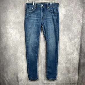 Levis 512 Jeans Slim Taper Fit Mens 30x32 Blue Denim Casual Stretch - Picture 1 of 10