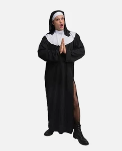 Funny Nun Men's Costume OS size Wicked Costumes - Picture 1 of 2