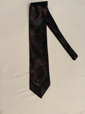 Corbata Oscar de La Renta Paisley Studio para hombre 58 x 4 Foto 1 de 4