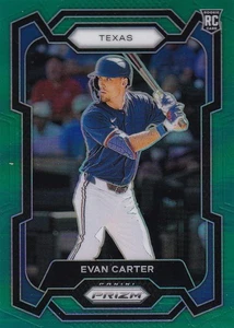 2024 Panini Prizm Green Prizm Evan Carter card #274. nrmt-mt - Picture 1 of 1