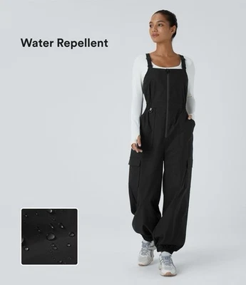 Halara Water Repellent Wear-Resistant Zipper Pockets Camping Overalls (Size L) - Image 1 of 4