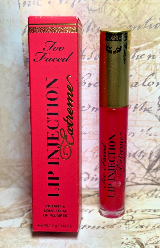 Too Faced Lip Injection Extreme Instant Lip Plumper Pink Punch-0,14 oz-Novo na caixa- - Imagem 1 de 1