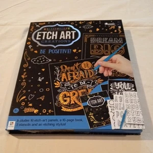 Kit de creaciones artísticas de grabado de caleidoscopio: ¡Sé positivo! Libro de actividades para niños 6 años+ - Imagen 1 de 9