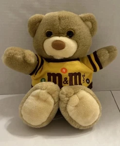 VINTAGE 1987 MARS M&M CANDY PULLOVER TEDDYBÄR STOFFTIER PLÜSCHTIER - Bild 1 von 8