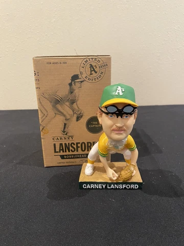 Carney Lansford Oakland Athletics A's Bobblehead NIB 2004 SGA FREE SHIP Cover