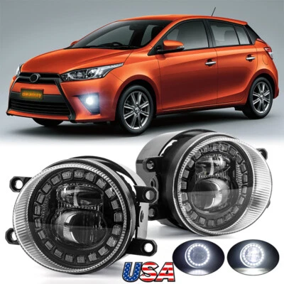 Par de luces antiniebla LED DRL delanteras 60W para Toyota Yaris Camry Corolla Sienna 4 Runner Foto 1 de 4