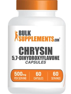 BulkSupplements Chrysin Kapseln - 500mg pro Portion - Bild 1 von 5