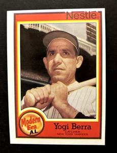 Yogi Berra #19 YANKEES 1987 Topps Nestlé Modern Era TUTTO PERFETTO SPEDIZIONE GRATUITA! - Foto 1 di 2