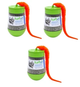 Juguete interactivo para gatos dispensador de hierba gatera pluma tapa bamboleo botella gatito felino diversión - Imagen 1 de 42
