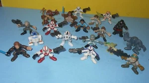Galactic Heroes Star Wars Mixed Lot Duros Hammerhead Yoda Lando R2-D2 Troopers - Picture 1 of 3